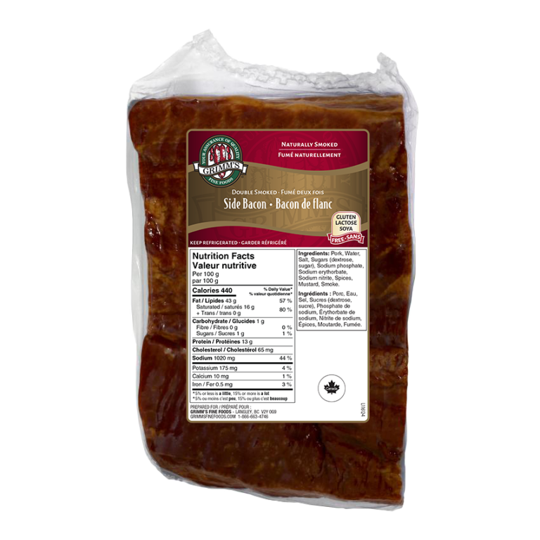 Double Smoked Side Bacon