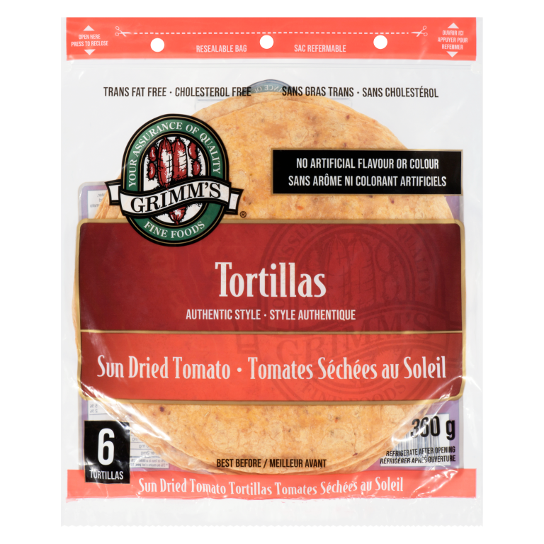 Sun Dried Tomato Tortillas