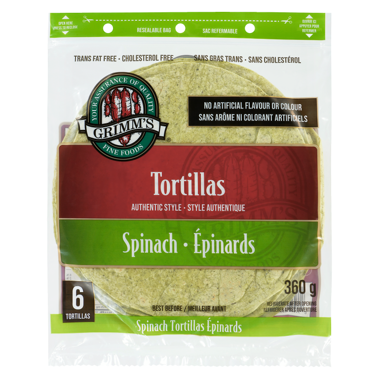 Spinach Tortillas