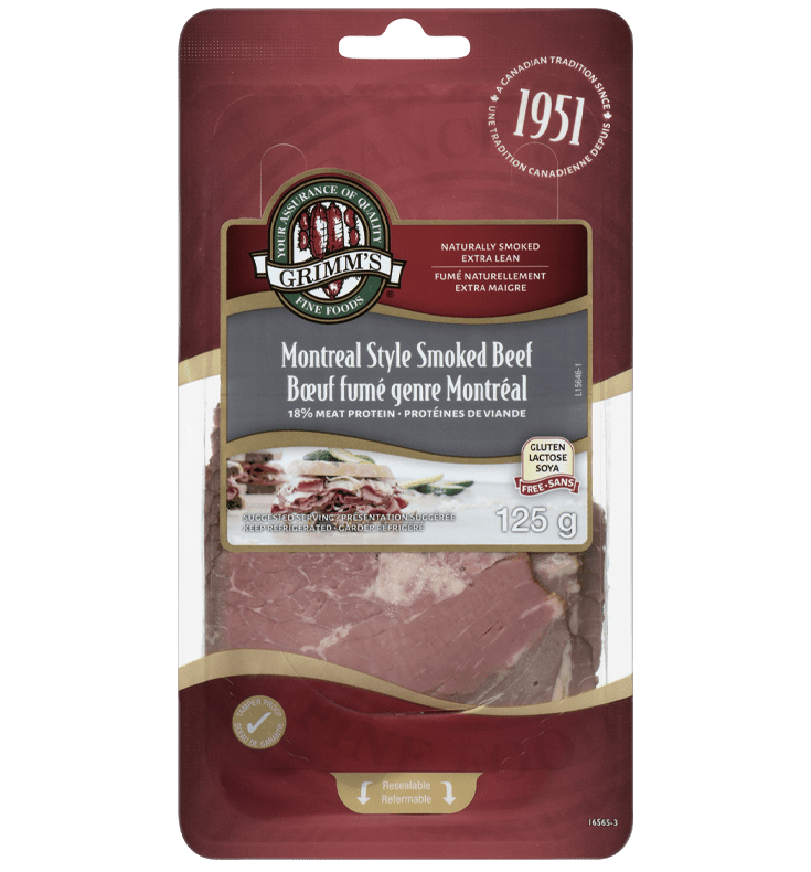 Sliced Montreal Style Smoked Beef