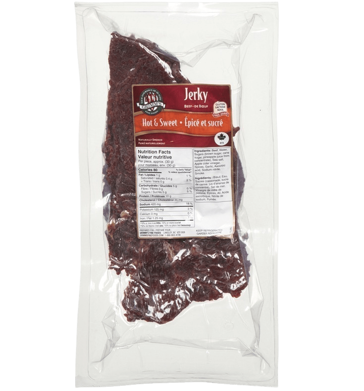 Hot & Sweet Beef Jerky