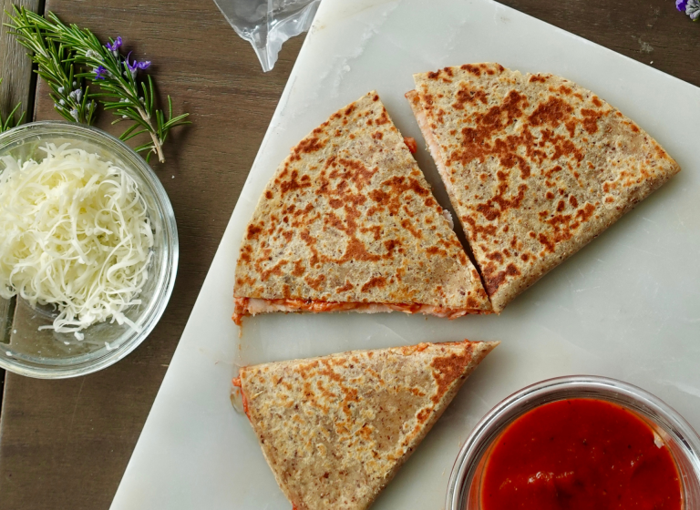 High-Protein Pizza Wrap